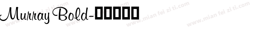 Murray Bold字体转换